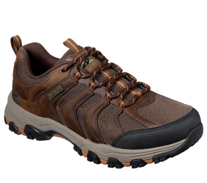 Skechers Relaxed Fit: Selmen - Lorago - Mens Hiking Boots Brown [AU-ZZ4966]